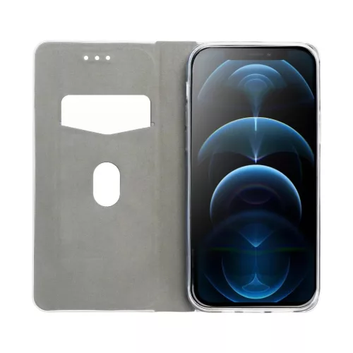Samsung A72 4G Forcell Luna Silver fliptok piros-5903396096662 5 kép