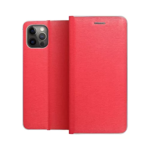 Samsung A72 4G Forcell Luna Silver fliptok piros-5903396096662 6 kép