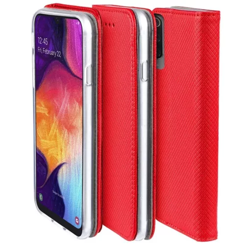Xiaomi Poco M3 Mágneses fliptok piros-5900495904058 4 kép