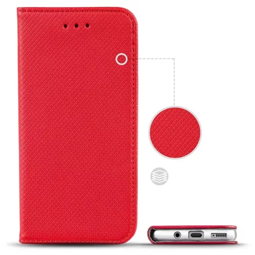 Xiaomi Poco M3 Mágneses fliptok piros-5900495904058 6 kép
