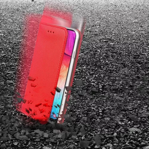 Xiaomi Poco M3 Mágneses fliptok piros-5900495904058 7 kép