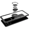 Clear Carbon szénszál mintás tok gyűrű támasszal SAMSUNG M31S fe-5902429902413 2 kép