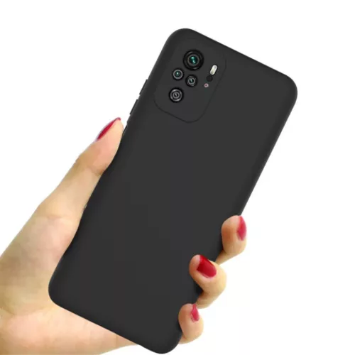 Matt gél tok XIAOMI REDMI NOTE 10 fekete-5900495907370 3 kép