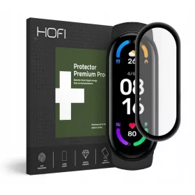   Xiaomi Mi Band 6 Hofi Hybrid kijelzővédő üvegfólia fekete