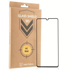  Tactical Shield 5D kijelzővédő üvegfólia Samsung Galaxy A42 5G fekete
