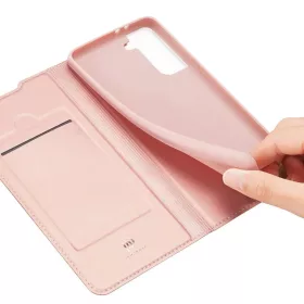  SAMSUNG GALAXY S21+ PLUS DUX DUCIS SKINPRO pink fliptok-6934913054505 2 kép