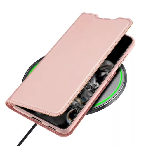  SAMSUNG GALAXY S21+ PLUS DUX DUCIS SKINPRO pink fliptok-6934913054505 4 kép