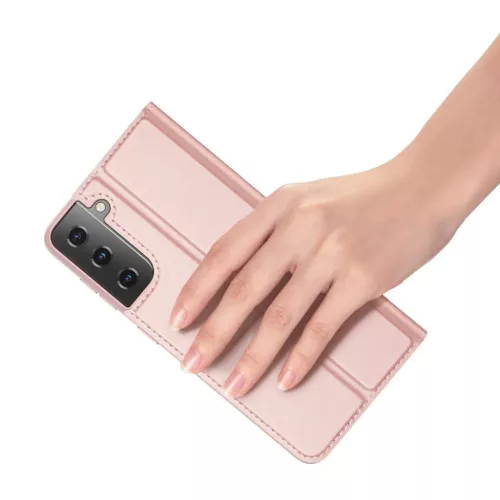  SAMSUNG GALAXY S21+ PLUS DUX DUCIS SKINPRO pink fliptok-6934913054505 5 kép