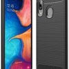 Tech-Protect carbon mintájú TPU tok Samsung A10 fekete-5906735413151 5 kép