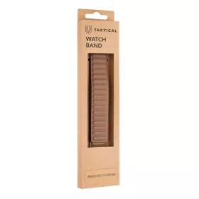   Apple Watch 3/4/5/6/7/8/SE 38/40/41 mm Tactical 724 Loop Leather bőr óraszíj barna