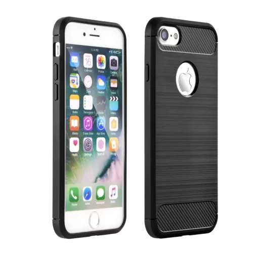 Forcell szénszál mintájú TPU tok OPPO A72 fekete-5903396080647 4 kép