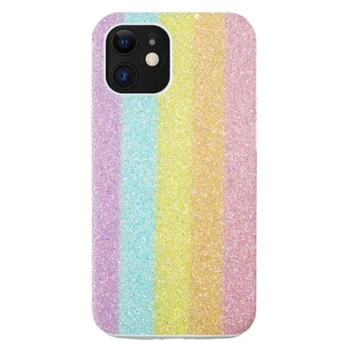 iPhone 12 Pro MAX Kingxbar Rainbow Series flitteres tok többszínű-6959003590848 2 kép