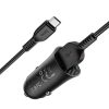 HOCO Autós töltő 2x USB QC3.0 18W + Micro USB kábel fekete-6931474735065 3 kép