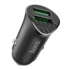 HOCO Autós töltő 2x USB QC3.0 18W + Micro USB kábel fekete-6931474735065 6 kép