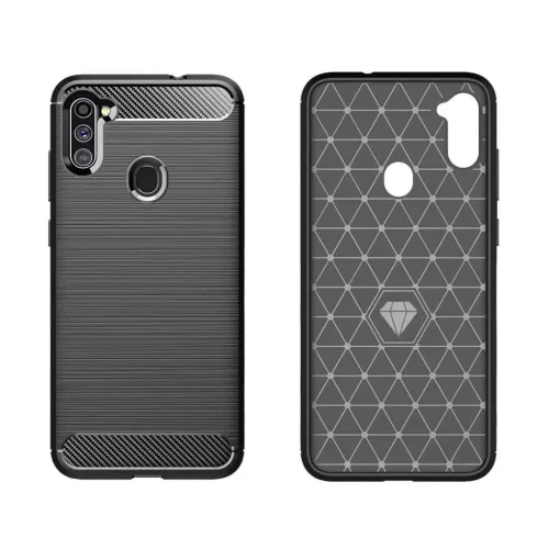 Carbon szénszál mintájú TPU tok Samsung Galaxy A11 / M11 KÉK-9111201922877 5 kép