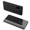 Clear View fliptok Oppo Reno 4 Pro 5G fekete