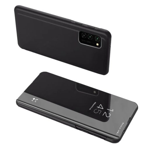 Clear View fliptok Oppo Reno 4 Pro 5G fekete