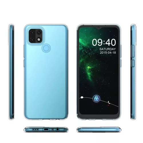 Ultra Clear 0.5mm TPU géltok Oppo A15 átlátszó-9111201924291 4 kép