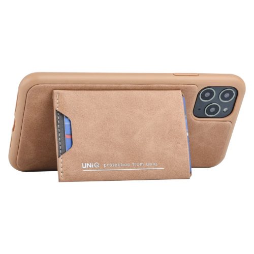 UNIQ Bruin tok kártyatartóval iPhone 11 Pro MAX barna-8719273211007 6 kép