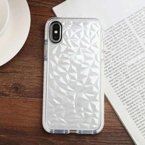 Brick Stone prizma mintás szilikon tok iPhone 11 Pro MAX átlátszó-5907751175382 3 kép
