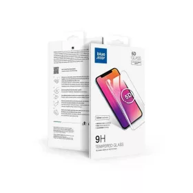 iPhone Xs Max Blue Star 5D kijelzővédő üvegfólia fekete
