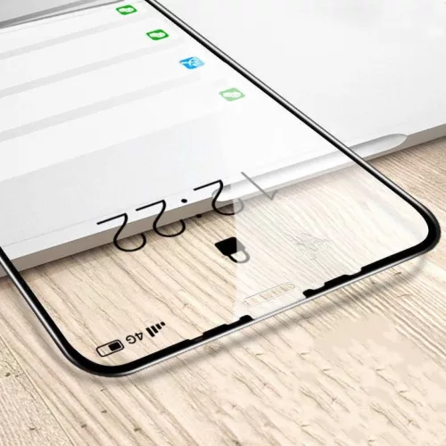 Kerámia 9H kijelzővédő üvegfólia MOTOROLA MOTO G9 POWER fekete-5902537058873 5 kép