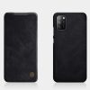 Nillkin Qin bőr fliptok Xiaomi Poco M3 fekete-6902048212220 10 kép