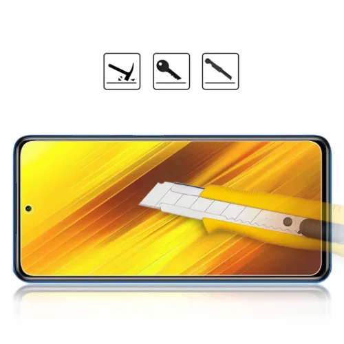 Kijelzővédő üvegfólia XIAOMI POCO X3 / X3 NFC / X3 PRO-5903396087219 4 kép