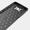 Carbon szénszál mintájú TPU tok XIAOMI POCO X3 fekete-5903396085338 2 kép