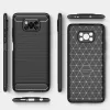 Carbon szénszál mintájú TPU tok XIAOMI POCO X3 fekete-5903396085338 4 kép