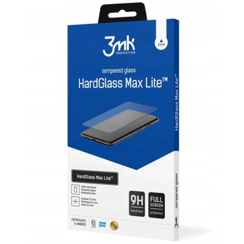 3MK Hardglass Max Lite Xiaomi Mi 11 Lite 4G/5G üvegfólia fekete-5903108389884 6 kép