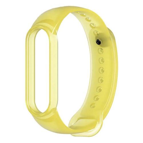 Szilikon Xiaomi Mi Band 5 óraszíj citromsárga-9111201927704 1 kép