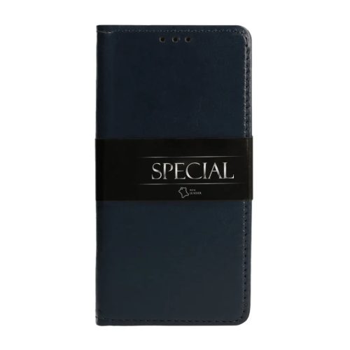 Samsung S21 Ultra Book Special bőr fliptok sötétkék
