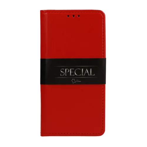 Samsung S21 Ultra Book Special bőr fliptok piros-5900217389033 1 kép