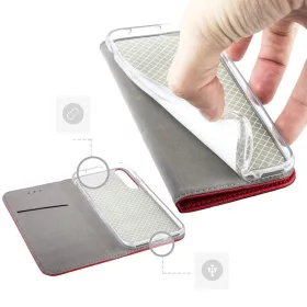 Mágneses fliptok XIAOMI MI 10S piros-5900217415817 1 kép
