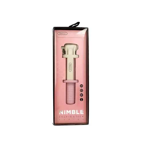 Recci Nimble REST-C01 vezetékes selfie bot pink-6955482584644 1 kép