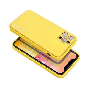Samsung A52 5G / A52 4G Forcell Leather tok citromsárga-5903396111334 2 kép