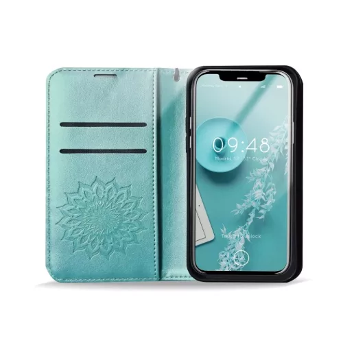 SAMSUNG A52 5G / A52 LTE ( 4G ) Forcell Mezzo fliptok Mandala zöld-5903396105449 4 kép