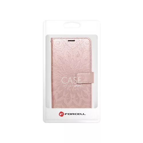 Samsung A52 5G / A52 ( 4G ) Forcell Mezzo fliptok Mandala rose gold-5903396105456 6 kép