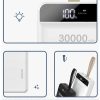 Dudao 2xUSB powerbank 30000mAh LED lámpával fekete (K8s+)-6973687240769 7 kép