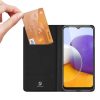 Samsung A22 4G Dux Ducis Skinpro fliptok fekete-6934913050606 3 kép