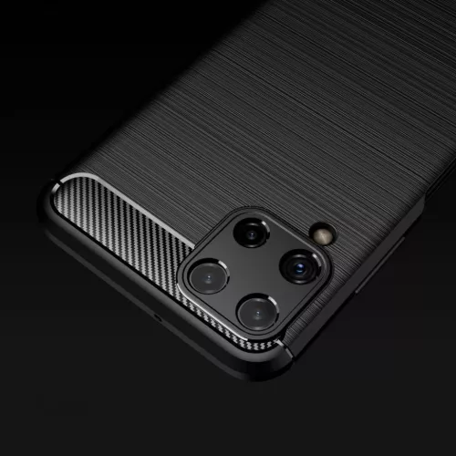 Samsung A22 4G Tech-Protect carbon mintájú TPU tok fekete-6216990213298 4 kép