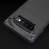 Samsung A02s szénszál mintájú TPU tok fekete-5900217391159 3 kép