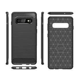 XIAOMI POCO X2 szénszál mintájú TPU tok fekete-5900217310785 2 kép