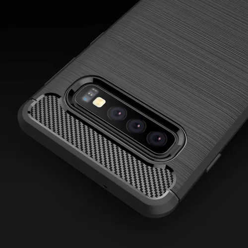 XIAOMI POCO X2 szénszál mintájú TPU tok fekete-5900217310785 3 kép
