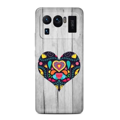 XIAOMI MI 11 ULTRA Casegadget fekete szív mintás tok-1000000617016 1 kép