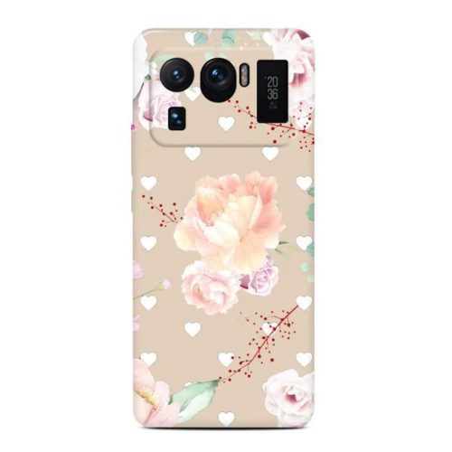 XIAOMI MI 11 ULTRA Casegadget szív és rózsa mintás tok-1000000617092 1 kép