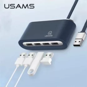 Usams Adapter HUB 4xUSB 2.0 Kék