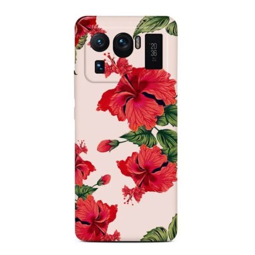 XIAOMI MI 11 ULTRA Casegadget piros pipacs mintás tok-1000000617252 1 kép