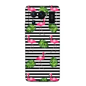   XIAOMI MI 11 ULTRA Casegadget csíkos flamingó 2 mintás tok